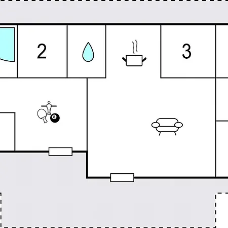 Hébergement de vacances Four-bedroom In Haderslev *